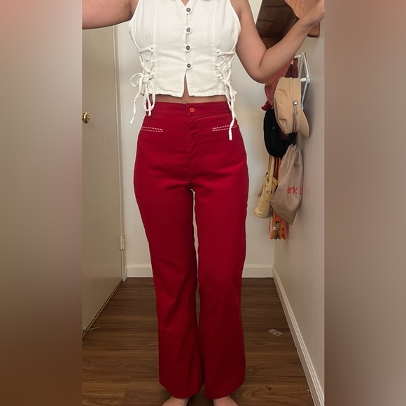 Vintage 70s Levi’s corduroy wide leg pants - Picture 6 of 16